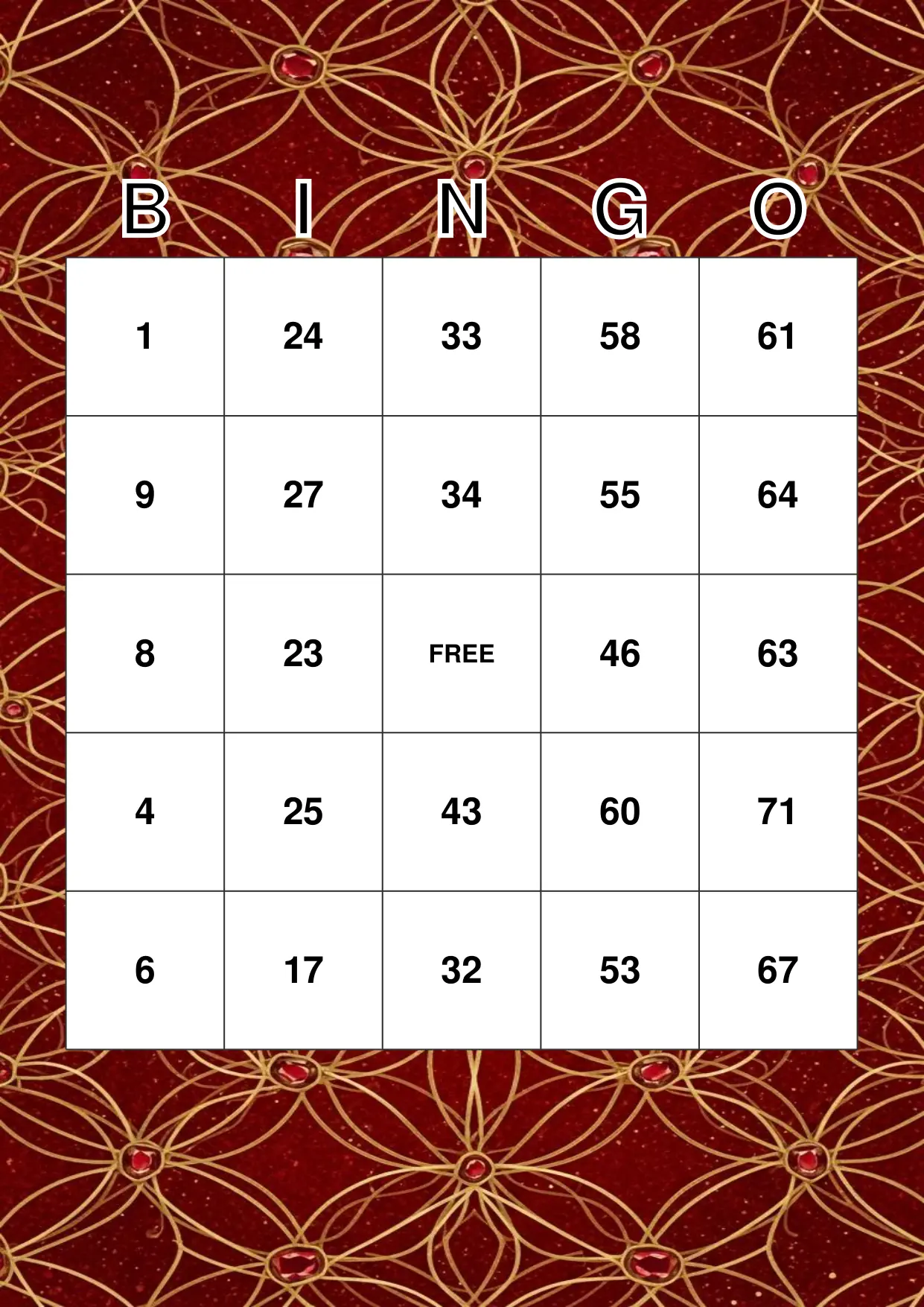 40th Birthday Bingo: Lordy, Lordy, Look Who's 40