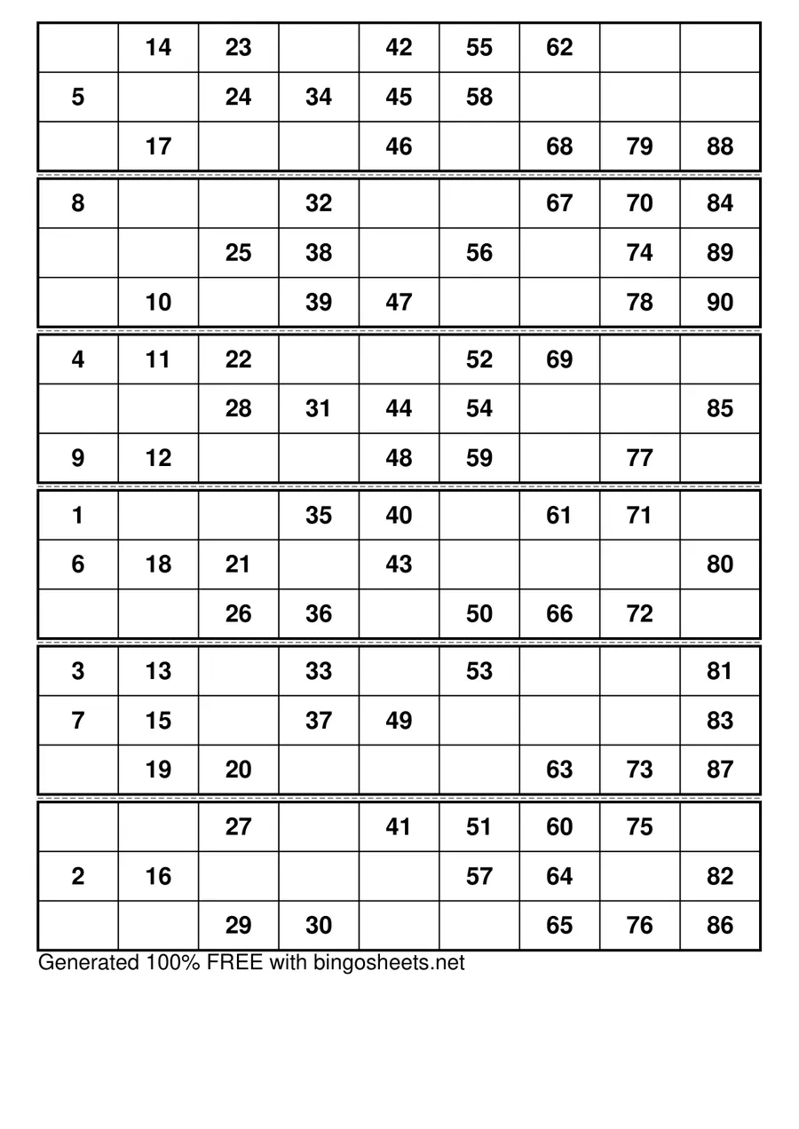 90-Ball Bingo (Housie) Now Available