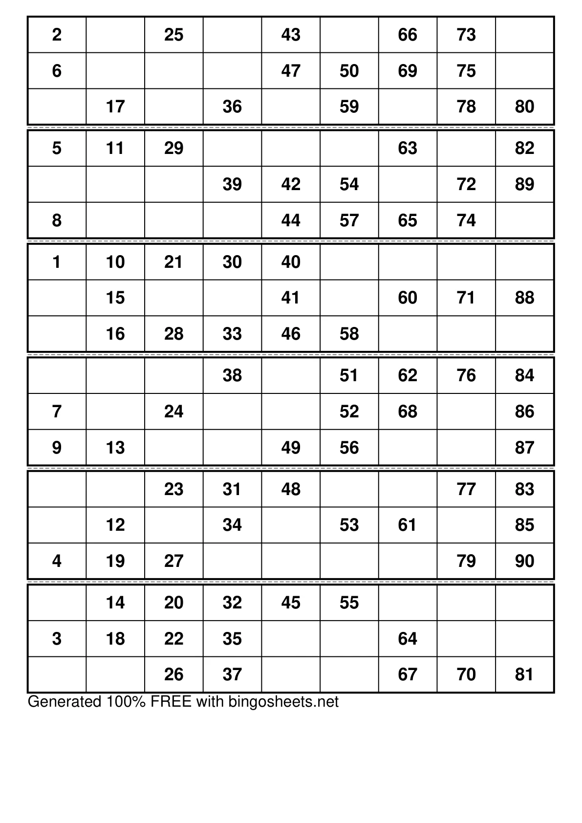 How to Play 90-Ball Bingo (Housie)